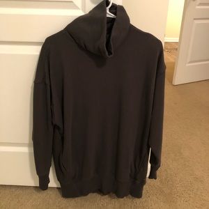 Aerie long Grey turtle neck sweatshirt